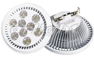 MDSV-AR111-9x1W  White, Светодиодная лампа MDSV-AR111-9x1W 35deg White 12V